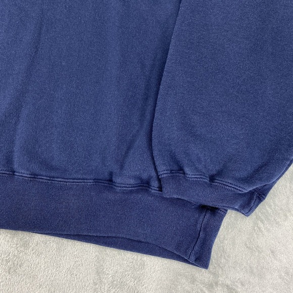 Vintage Michigan Wolverines‎ Sweatshirt Mens Size XXL Blue Embroidered 1/4 Zip - Picture 3 of 13